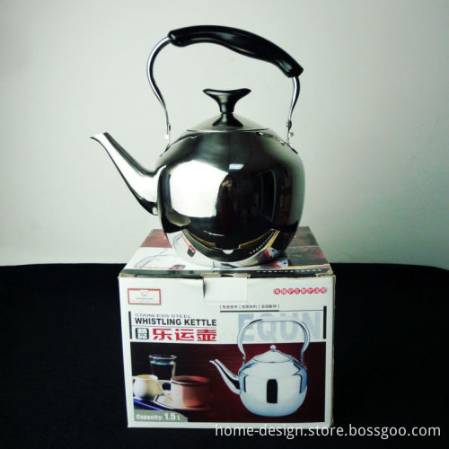 1.5L stainless steel single handle stock kettle
